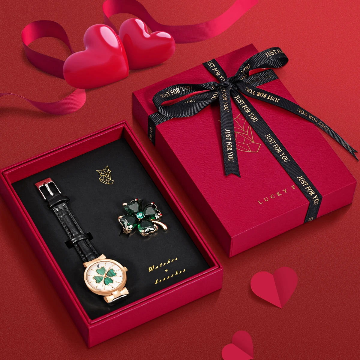 High-End Brooch Watch™ | Trendy Gift Sets For Her